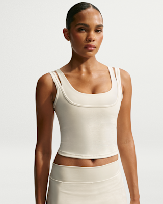 NikeSKIMS Matte Women's Double-Strap Scoop Tank Top. Nike.com